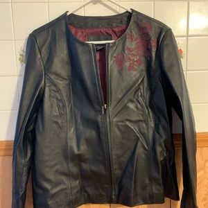 Leather jacket